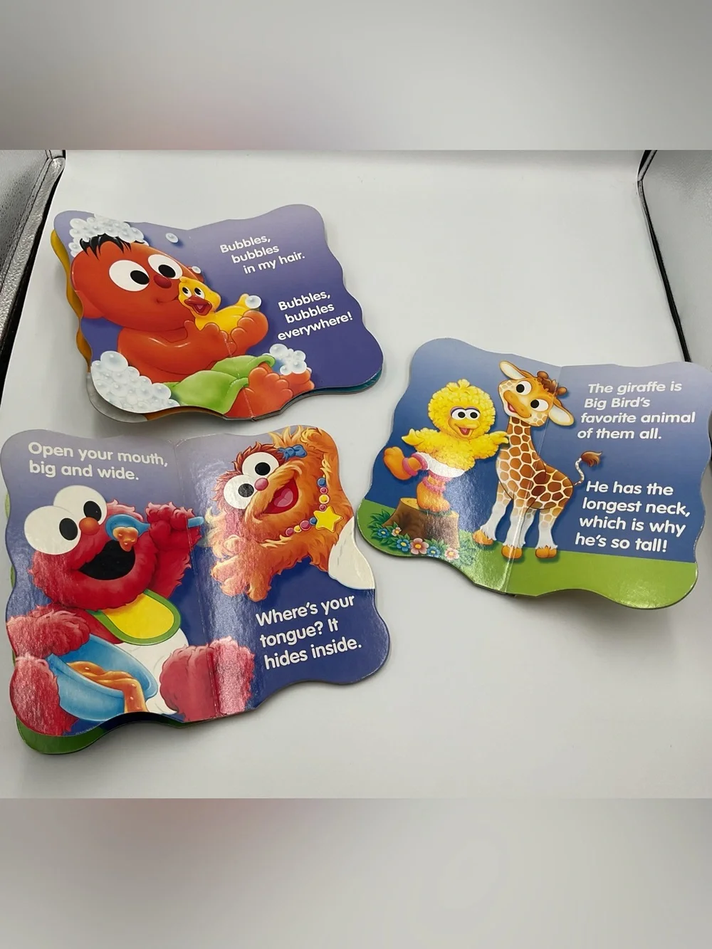 Lot x6 Sesame Street Shaped Board Books Bendon Beginnings & First Books 2000's